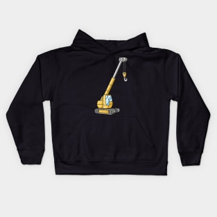 Crane Construction Crane Kids Hoodie